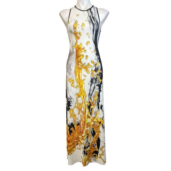 Clover Canyon maxi dress Small sleeveless multicolor - Picture 2 of 7